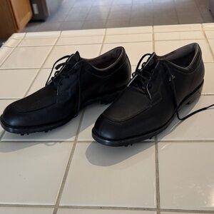 ADIDDAS TOUR ELITE golf  pittards Black Leather NWOT 🐈‍⬛